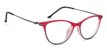 Load image into Gallery viewer, Red Cat Eye Full Rim Women Eyeglasses by Lenskart Air Online-140199
