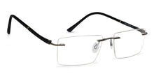 Load image into Gallery viewer, Grey Rectangle Rimless Unisex Eyeglasses by Vincent Chase Online-142313