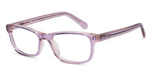 Load image into Gallery viewer, Purple Rectangle Full Rim Women Eyeglasses by Fossil-201224