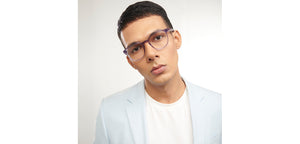 Purple Round Full Rim Unisex Eyeglasses by Lenskart Air-204182