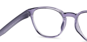 Purple Round Full Rim Unisex Eyeglasses by Lenskart Air-204182