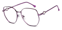 Load image into Gallery viewer, Purple Square Full Rim Women Eyeglasses by John Jacobs-152685