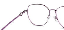 Load image into Gallery viewer, Purple Square Full Rim Women Eyeglasses by John Jacobs-152685