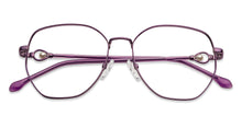 Load image into Gallery viewer, Purple Square Full Rim Women Eyeglasses by John Jacobs-152685