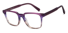 Load image into Gallery viewer, Purple Rectangle Full Rim Unisex Eyeglasses by John Jacobs-152707