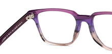 Load image into Gallery viewer, Purple Rectangle Full Rim Unisex Eyeglasses by John Jacobs-152707