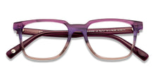 Load image into Gallery viewer, Purple Rectangle Full Rim Unisex Eyeglasses by John Jacobs-152707