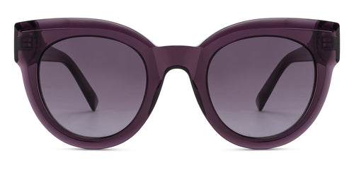 Purple Cat Eye Full Rim Unisex Sunglasses by John Jacobs-201685