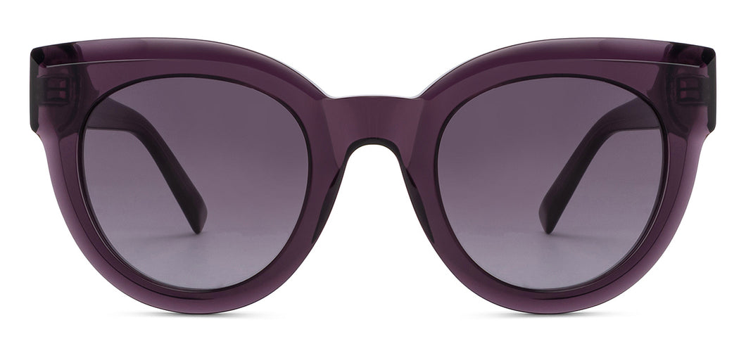 Purple Cat Eye Full Rim Unisex Sunglasses by John Jacobs-201685