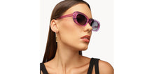 Load image into Gallery viewer, Purple Rectangle Full Rim Women Sunglasses by John Jacobs-213096