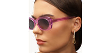 Load image into Gallery viewer, Purple Rectangle Full Rim Women Sunglasses by John Jacobs-213096