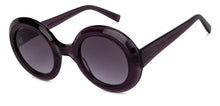 Load image into Gallery viewer, Purple Round Full Rim Unisex Sunglasses by John Jacobs-201690