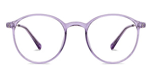 Purple Round Full Rim Unisex Eyeglasses by Lenskart Air-151679