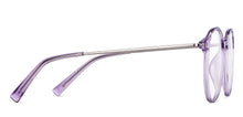 Load image into Gallery viewer, Purple Round Full Rim Unisex Eyeglasses by Lenskart Air-151679