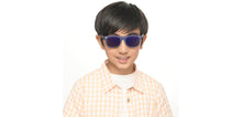 Load image into Gallery viewer, Black Wayfarer Full Rim Kids Sunglasses by Hooper-213663