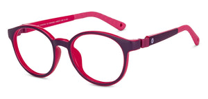 Purple Round Full Rim Kids Eyeglasses by Hooper-200662