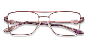 Purple Rectangle Full Rim Women Eyeglasses by John Jacobs-205889