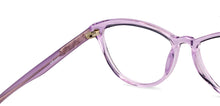 Load image into Gallery viewer, Purple Cat Eye Full Rim Kids Eyeglasses by Hooper-152516