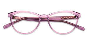 Purple Cat Eye Full Rim Kids Eyeglasses by Hooper-152516