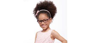 Purple Round Full Rim Kids Eyeglasses by Hooper-208720