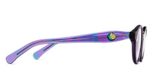 Load image into Gallery viewer, Purple Round Full Rim Kids Eyeglasses by Hooper-208720