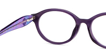 Load image into Gallery viewer, Purple Round Full Rim Kids Eyeglasses by Hooper-208720