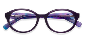 Purple Round Full Rim Kids Eyeglasses by Hooper-208720