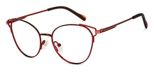 Load image into Gallery viewer, Red Cat Eye Full Rim Women Eyeglasses by Vincent Chase-152839