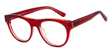 Load image into Gallery viewer, Red Wayfarer Full Rim Unisex Eyeglasses by John Jacobs-152943