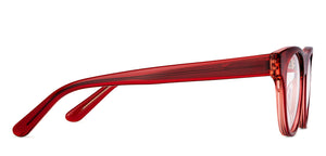 Red Wayfarer Full Rim Unisex Eyeglasses by John Jacobs-152943
