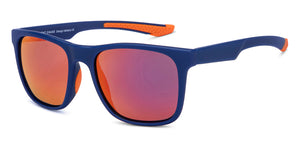 Blue Wayfarer Full Rim Unisex Sunglasses by Vincent Chase Polarized-209605