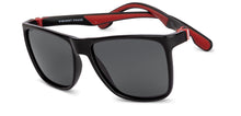 Load image into Gallery viewer, Black Wayfarer Full Rim Unisex Sunglasses by Vincent Chase Online-204567
