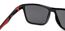 Load image into Gallery viewer, Black Wayfarer Full Rim Unisex Sunglasses by Vincent Chase Online-204581