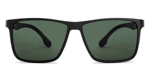Black Wayfarer Full Rim Unisex Sunglasses by Vincent Chase Online-204587