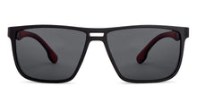 Load image into Gallery viewer, Black Wayfarer Full Rim Unisex Sunglasses by Vincent Chase Online-204575