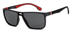 Black Wayfarer Full Rim Unisex Sunglasses by Vincent Chase Online-204575