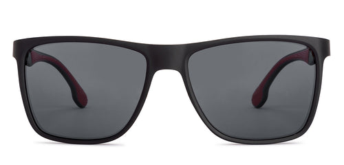 Black Wayfarer Full Rim Unisex Sunglasses by Vincent Chase Online-204568