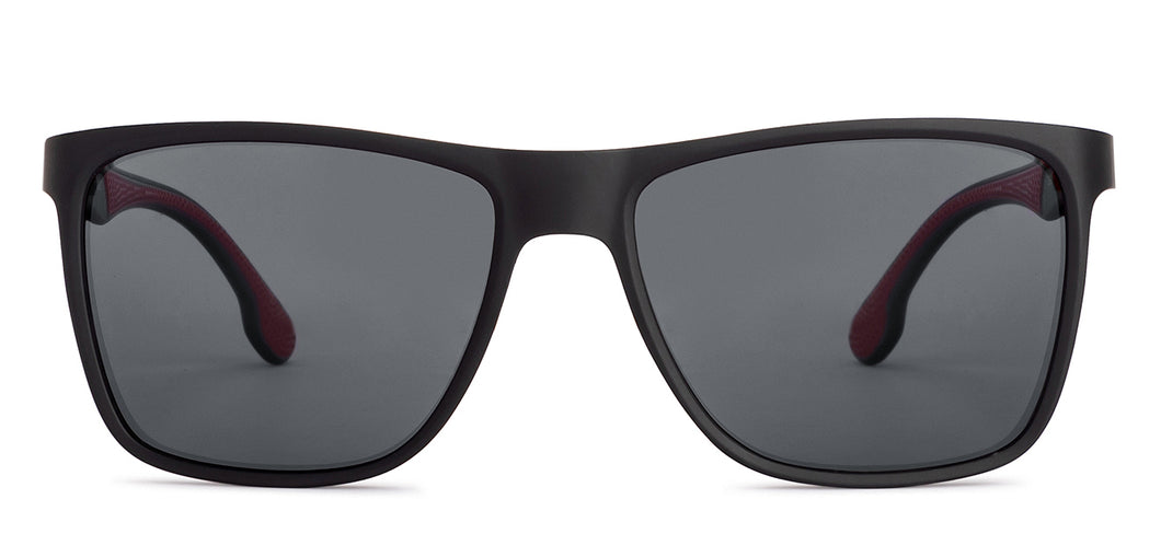 Black Wayfarer Full Rim Unisex Sunglasses by Vincent Chase Online-204568