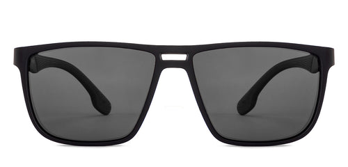 Black Wayfarer Full Rim Unisex Sunglasses by Vincent Chase Online-204576