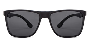 Black Wayfarer Full Rim Unisex Sunglasses by Vincent Chase Online-204569