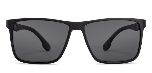 Black Wayfarer Full Rim Unisex Sunglasses by Vincent Chase Online-204583