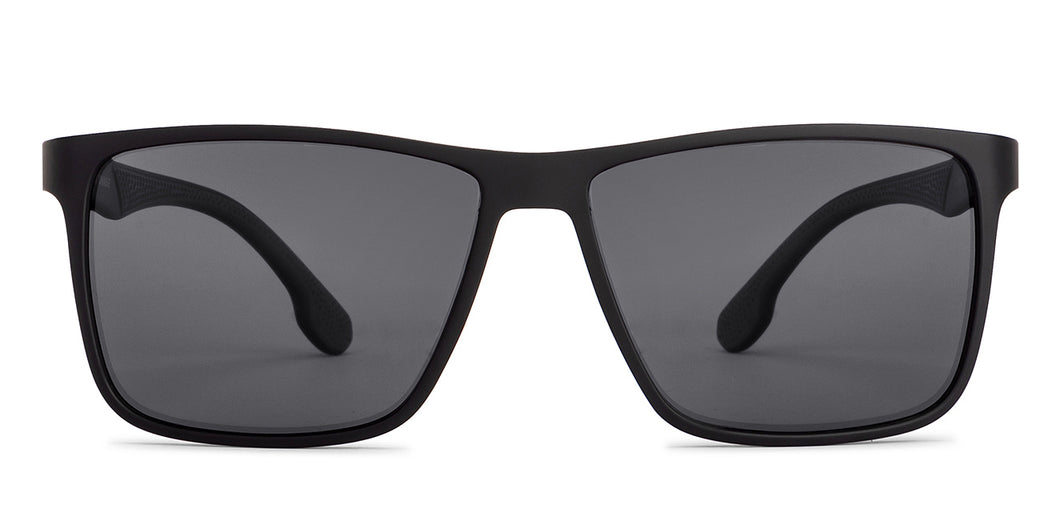 Black Wayfarer Full Rim Unisex Sunglasses by Vincent Chase Online-204583