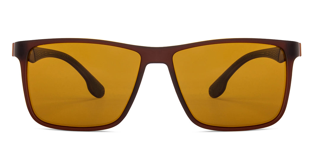 Brown Wayfarer Full Rim Unisex Sunglasses by Vincent Chase Online-204585