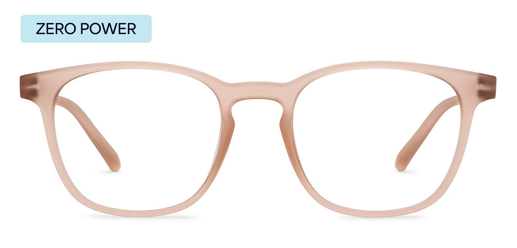 Beige Hustlr Full Rim Unisex Eyeglasses by LENSKART HUSTLR-206974