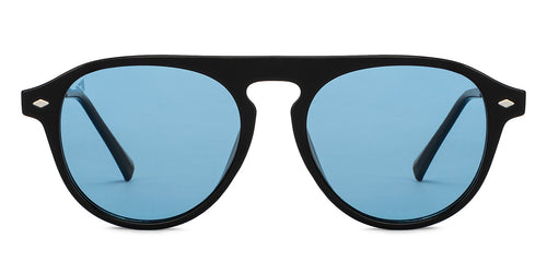 Black Aviator Full Rim Unisex Sunglasses by Vincent Chase Polarized-204227