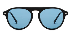 Black Aviator Full Rim Unisex Sunglasses by Vincent Chase Polarized-204227