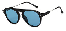 Load image into Gallery viewer, Black Aviator Full Rim Unisex Sunglasses by Vincent Chase Polarized-204227