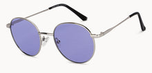 Load image into Gallery viewer, Silver Round Full Rim Unisex Sunglasses by Vincent Chase Polarized-200412