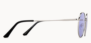Silver Round Full Rim Unisex Sunglasses by Vincent Chase Polarized-200412