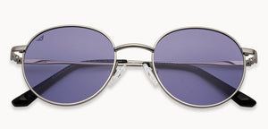 Silver Round Full Rim Unisex Sunglasses by Vincent Chase Polarized-200412